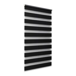 GoodHome Elin Corded Black Day & Night Roller Blind (W)90Cm (L)180Cm - thumbnail 3