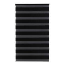 GoodHome Elin Corded Black Day & Night Roller Blind (W)90Cm (L)180Cm - thumbnail 2