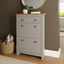 Shoe Storage Cabinet, 2 Doors 1 Drawer Unit - thumbnail 4