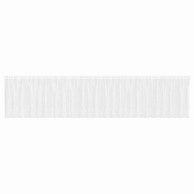 Berkfield Modern Curtains With Curtains Floral White 750 X 160 Cm Polyester - image 1