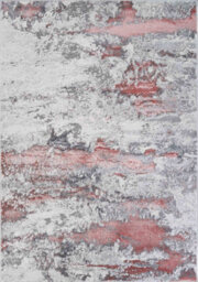 Onyx Modern Living Room Rug - Abstract Area Rugs Pink 160X230 Cm - thumbnail 3