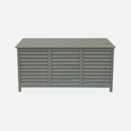 Sweeek - Wooden Storage Chest Castille Grey 330 Litres W30 X D64 X H60Cm - thumbnail 2