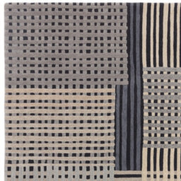 Grey Multi Abstract Handmade Modern Wool Rug For Living Room And Bedroom-120Cm X 170Cm - thumbnail 4