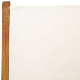 Berkfield Garden Chairs 2 Pcs Cream White Solid Wood Acacia And Fabric - thumbnail 9