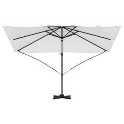 Berkfield Cantilever Roma Parasol Sand 352X251X260 Cm Aluminium - thumbnail 5