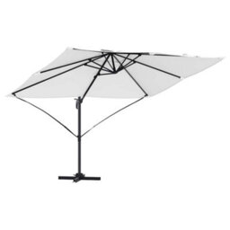 Berkfield Cantilever Roma Parasol Sand 352X251X260 Cm Aluminium - thumbnail 2