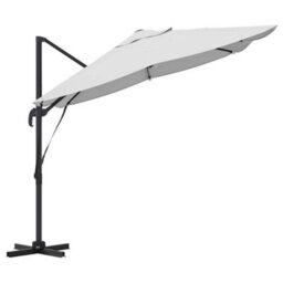 Berkfield Cantilever Roma Parasol Sand 352X251X260 Cm Aluminium - thumbnail 6