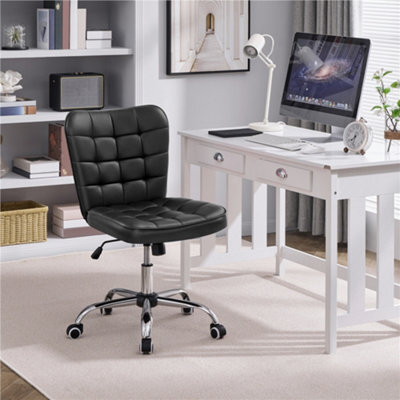Yaheetech Modern Desk Chair With Adjustable Seat Height - Black - image 1