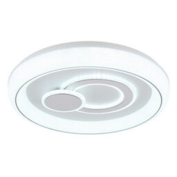 Luminosa Lighting Luminosa Ruiz Integrated Led Semi Flush Ceiling Light White Matt 2X Led 2700-6000K - thumbnail 5