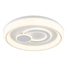 Luminosa Lighting Luminosa Ruiz Integrated Led Semi Flush Ceiling Light White Matt 2X Led 2700-6000K