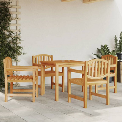Berkfield Garden Chairs 4 Pcs 58X59X88 Cm Solid Wood Teak - image 1