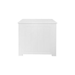 Spot On Dealz Bathroom Storage Unit Slimline Toilet Cabinet Laundry Tidy Box Wooden White - thumbnail 2