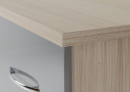Seconique Nevada 3+2 Drawer Chest In Grey Gloss Light Oak Effect Veneer - thumbnail 3