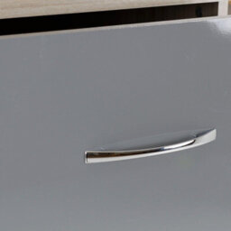 Seconique Nevada 3+2 Drawer Chest In Grey Gloss Light Oak Effect Veneer - thumbnail 5