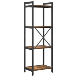 Berkfield Modern Bookcase Smoked Oak 40 X 30 X 118 Cm Engineered Wood - thumbnail 6