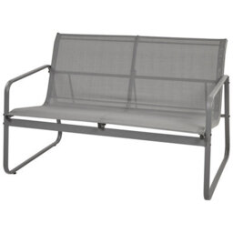 Wyld And Coco Brandlux Grey Industrial 4-Seater Garden Sofa Set With Tempered Glass Table - thumbnail 7
