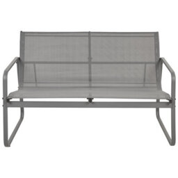 Wyld And Coco Brandlux Grey Industrial 4-Seater Garden Sofa Set With Tempered Glass Table - thumbnail 8