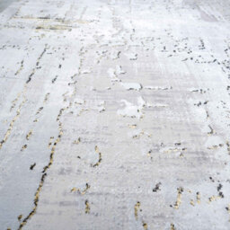 Loomed Silver Gold Metallic Transitional Contemporary Abstract Living Area Rug 120X170Cm - thumbnail 5