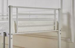 Newby Industrial Metal Bunk Bed White - thumbnail 4
