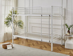 Newby Industrial Metal Bunk Bed White - thumbnail 5