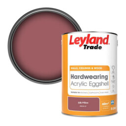 Leyland Trade Hardwearing Acrylic Eggshell Emulsion Paint Silk Pillow (Ppg18-31) 5L - thumbnail 1
