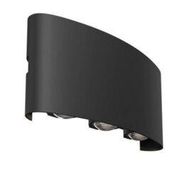 Luminosa Lighting Luminosa Strato Outdoor Up Down Wall Lamp Black, Ip54, 3000K - thumbnail 2
