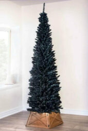 Christmas Tree World The 4Ft/120Cm Black Italian Pencilimo Christmas Tree