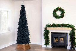 Christmas Tree World The 4Ft/120Cm Black Italian Pencilimo Christmas Tree - thumbnail 9
