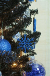 Christmas Tree World The 4Ft/120Cm Black Italian Pencilimo Christmas Tree - thumbnail 8