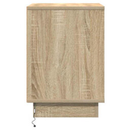 Berkfield Modern Bedside Cabinet With Led Lights Sonoma Oak 39X34,5X50 Cm - thumbnail 7