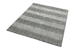 Grey Modern Geometric Graphics Handmade Easy To Clean Rug For Living Room And Bedroom-66 X 200Cm (Runner) - thumbnail 4
