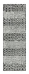 Grey Modern Geometric Graphics Handmade Easy To Clean Rug For Living Room And Bedroom-66 X 200Cm (Runner) - thumbnail 6
