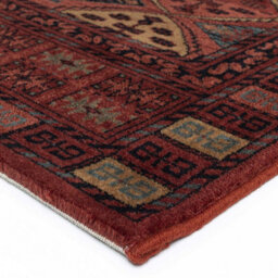 Mastercraft Kashqai 4346 300 Red Rug-135Cm X 200Cm - thumbnail 4