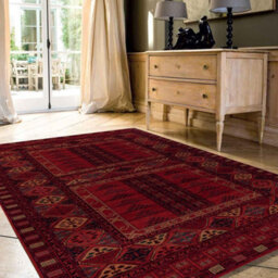 Mastercraft Kashqai 4346 300 Red Rug-135Cm X 200Cm - thumbnail 2