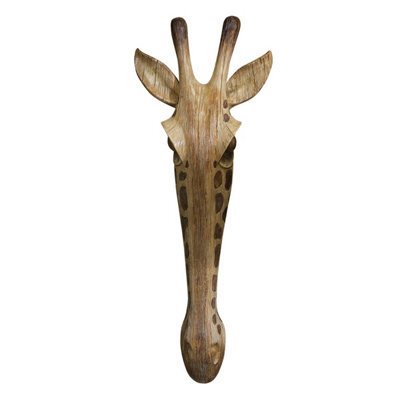 Design Toscano Giraffe Animal Mask Wall Sculpture - African Savannah Art - image 1