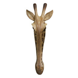 Design Toscano Giraffe Animal Mask Wall Sculpture - African Savannah Art - thumbnail 1