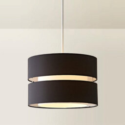 Valuelights Sophia Large Black 2 Tier Ceiling Light Shade And Bulb (D)35Cm - thumbnail 4