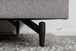 Sofia Sofa , Black / Grey Fabric - thumbnail 6