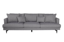 Sofia Sofa , Black / Grey Fabric - thumbnail 2