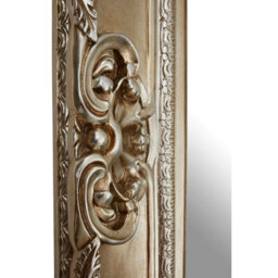 Orsina Ornate Metallic Foliage Wall Mirror,neoclassical Rectangular Wall Mirror,champagne Gold Antique Mirror - thumbnail 4