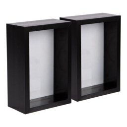 "Nicola Spring 4 X 6"" Deep Photo Frames - Black - 3D Deep Box Picture Frame Portrait Display Case (17.5 X 12.5Cm) - Set Of 5" - thumbnail 1