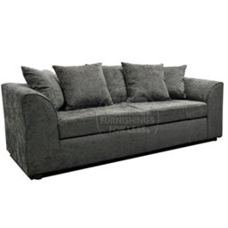 Furnishings For Less UK Monaco Chenille Fabric Sofa Set 3 And 2 Seater Sofa   Grey - thumbnail 6