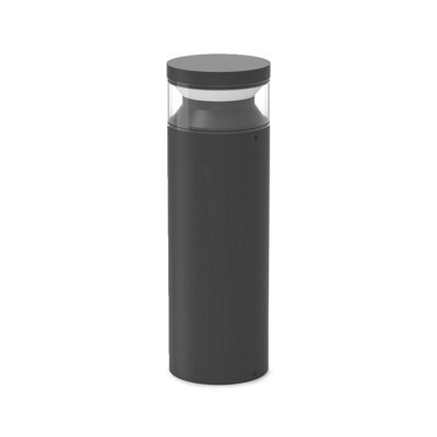Ideal Lux Boeing 40Cm Led Outdoor Bollard Black 3000K Ip65