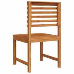Walplus Garden Chair 2 Pcs Brown 50 X 50 X 91Cm Solid Acacia Wood - thumbnail 4