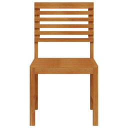Walplus Garden Chair 2 Pcs Brown 50 X 50 X 91Cm Solid Acacia Wood - thumbnail 5