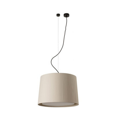 Luminosa Lighting Luminosa Samba Cylindrical Pendants Cream, E27 - image 1