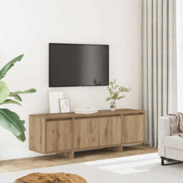 Berkfield Sturdy Tv Cabinet Artisan Oak 120X30X40.5 Cm Engineered Wood - thumbnail 2