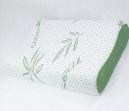 ARLinens Cantoor Pillow Memory Foam Filled Bamboo Removable Outer Cover Orthopedic Head Neck Support Contour Shape Pillow - thumbnail 3