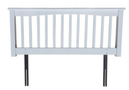Save On Goods UK 5Ft King Size Sandra White Wood Headboard.pure White Finish Wooden Bed Head End, Head Board