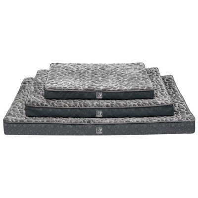 Pet Bed With Charcoal Infused Memory Foam - Dog Or Cat Orthopaedic Mattress With Zipped Cover & Anti-Slip Bottom - Small